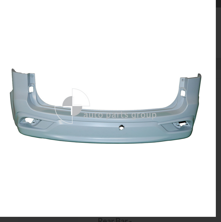 Genuine REAR BUMPER BAR COVER FOR Isuzu Ute MU-X Series 2 2017 to 2021 MUX