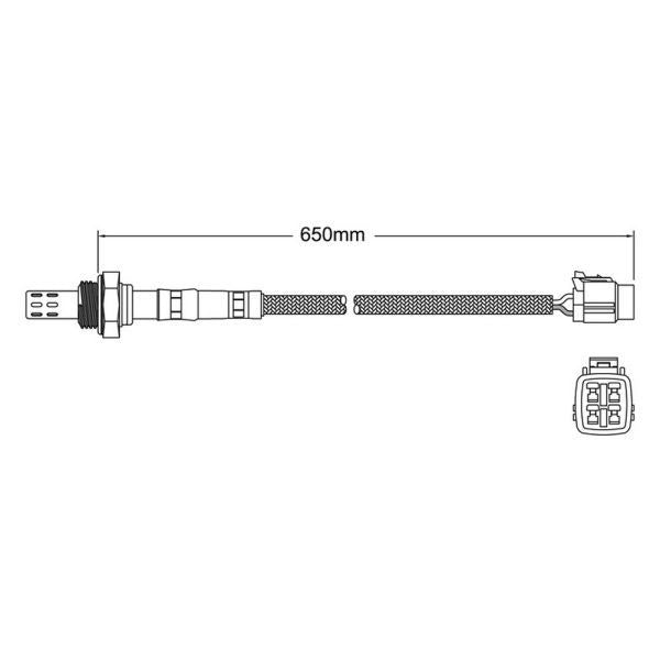 NEW Exhaust O2 Oxygen Sensor FOR Subaru Liberty BL/BP 2.0L 2.5L EJ202-EJ252 & 53