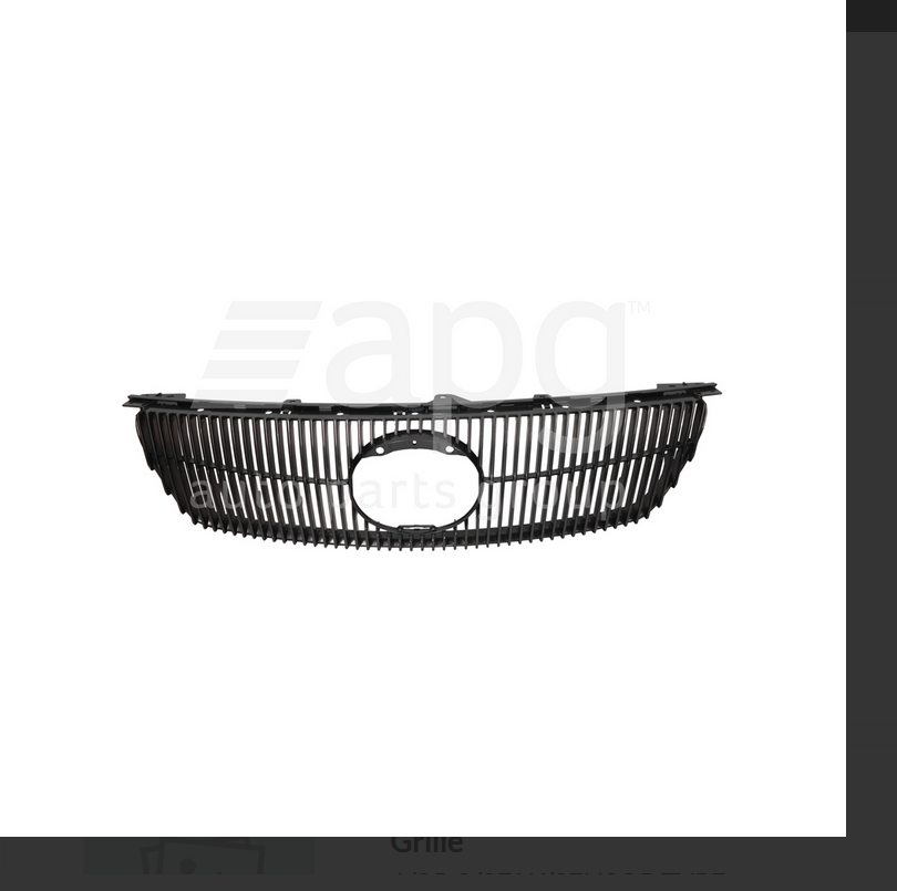 GENUINE FRONT GRILLE FOR LEXUS SEDAN 9/2007-12/2011 SENSOR TYPE