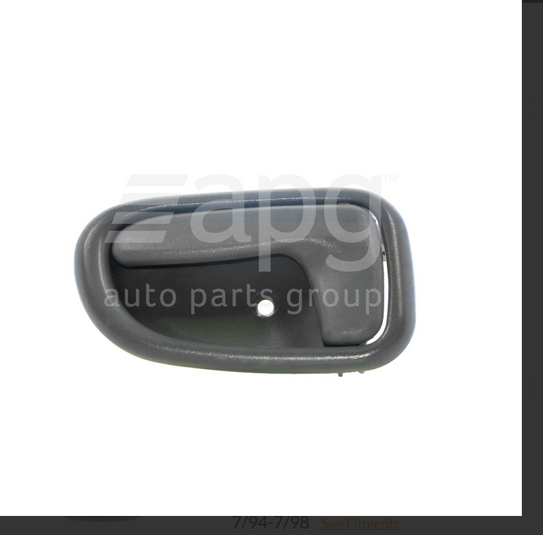 NEW LEFT FRONT INNER DOOR HANDLE FOR TOYOTA COROLLA 7/1994-7/1998 4-5 DOOR GREY