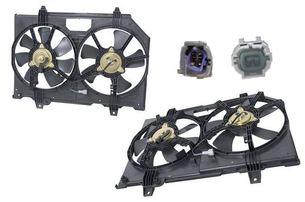 NEW RADIATOR FAN ENGINE FAN FOR NISSAN X-TRAIL T30 10/2003 ~ 08/2007 DUAL FAN