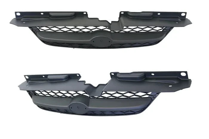 NEW Front Grille FOR KIA RIO 09/2002 ~ 04/2005 BC Black, With Logo Cutout