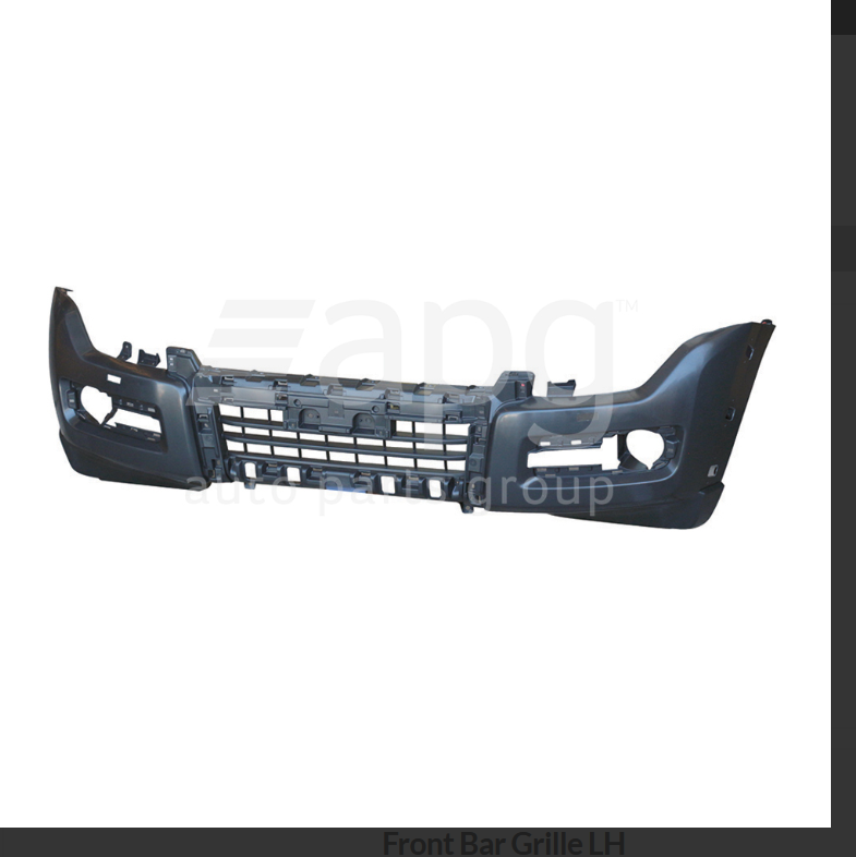 Genuine Front Bar BUMPER FOR MITSUBISHI PAJERO NX 4/2019-ON
