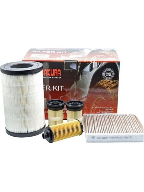 Sakura Filter Kit Oil Air Fuel Cabin Holden Trailblazer Rg Lwn 2.8L