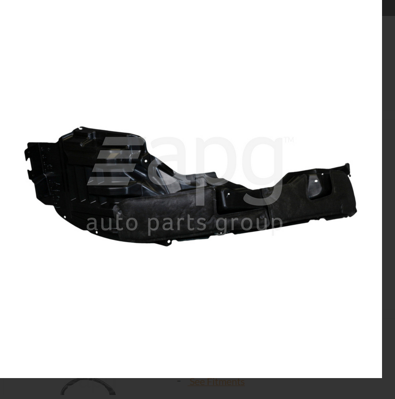 GENUINE RIGHT FRONT INNER GUARD LINER FOR MITSUBISHI ASX 7/2010-6/13 XA XB