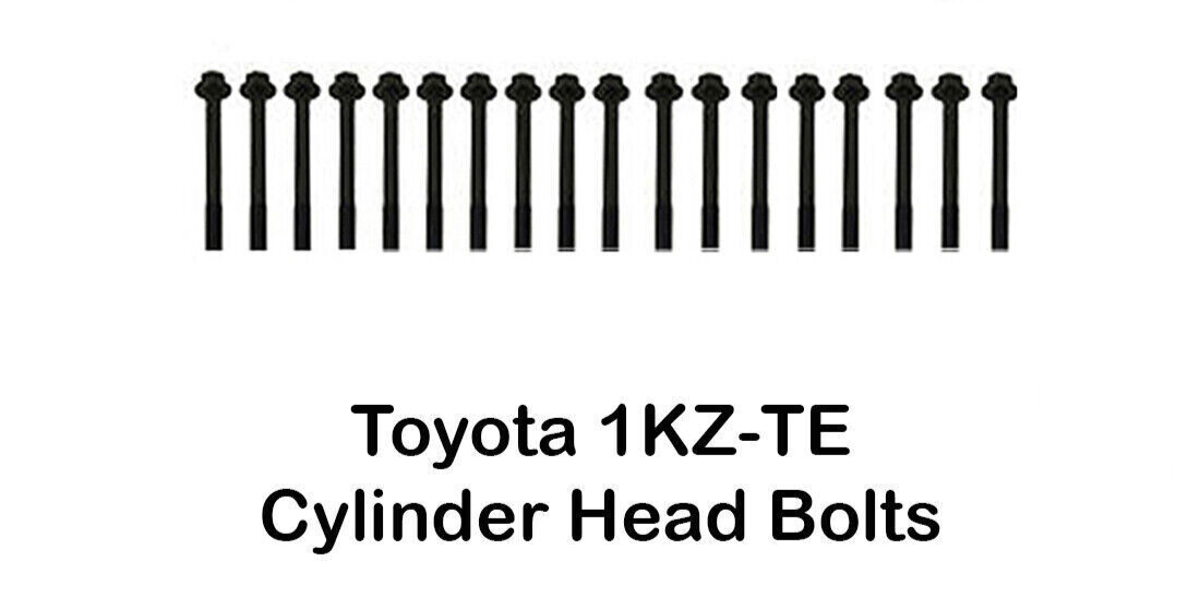 NEW Cylinder Head Bolts Set FOR Toyota Hiace Hilux 1KZ 1KZ-TE 4 Cyl 8V Diesel