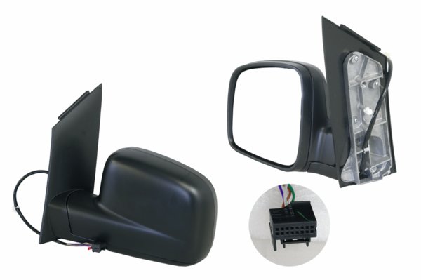 NEW LEFT SIDE DOOR MIRROR FOR VOLKSWAGEN CADDY 2K/2KN 02/2005-02/2020 5-PIN