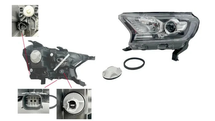 NEW LEFT HEADLIGHT LAMP FOR FORD RANGER PX SERIES 2/3 06/2015 ~ 12/2022