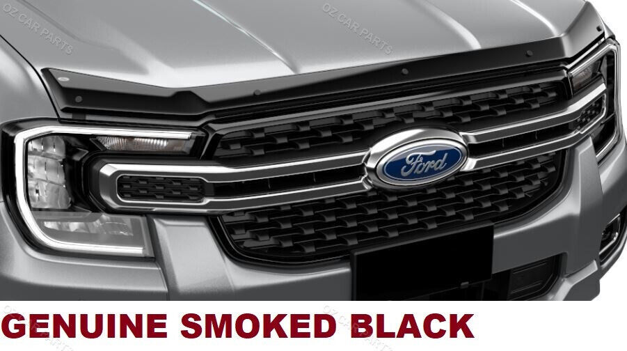 GENUINE SMOKED BLACK BONNET PROTECTOR FOR FORD WILDTRAK NEXT GEN 2022-2024