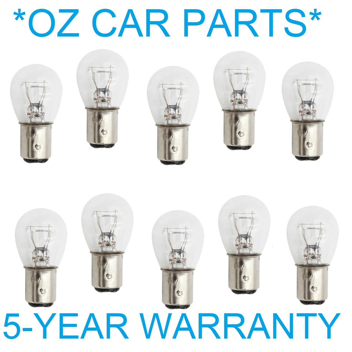 X10 PCS Bulb GLOBE 12V/21/5W Halogen Clear 12V 21W 5W BAY15D