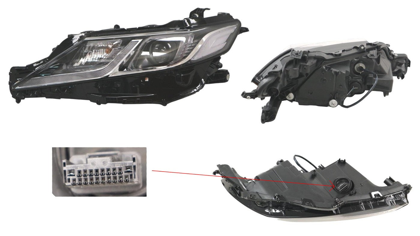 NEW LEFT SIDE HEADLIGHT FOR TOYOTA CAMRY ASV70/GSV70/AXVH71(ASCENT/ASCENT SPORT