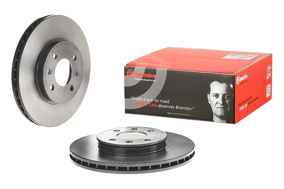 Brembo FRONT Disc Brake Rotor FOR Hyundai Accent 1.4L RB 2010-2019 *256MM-DISC