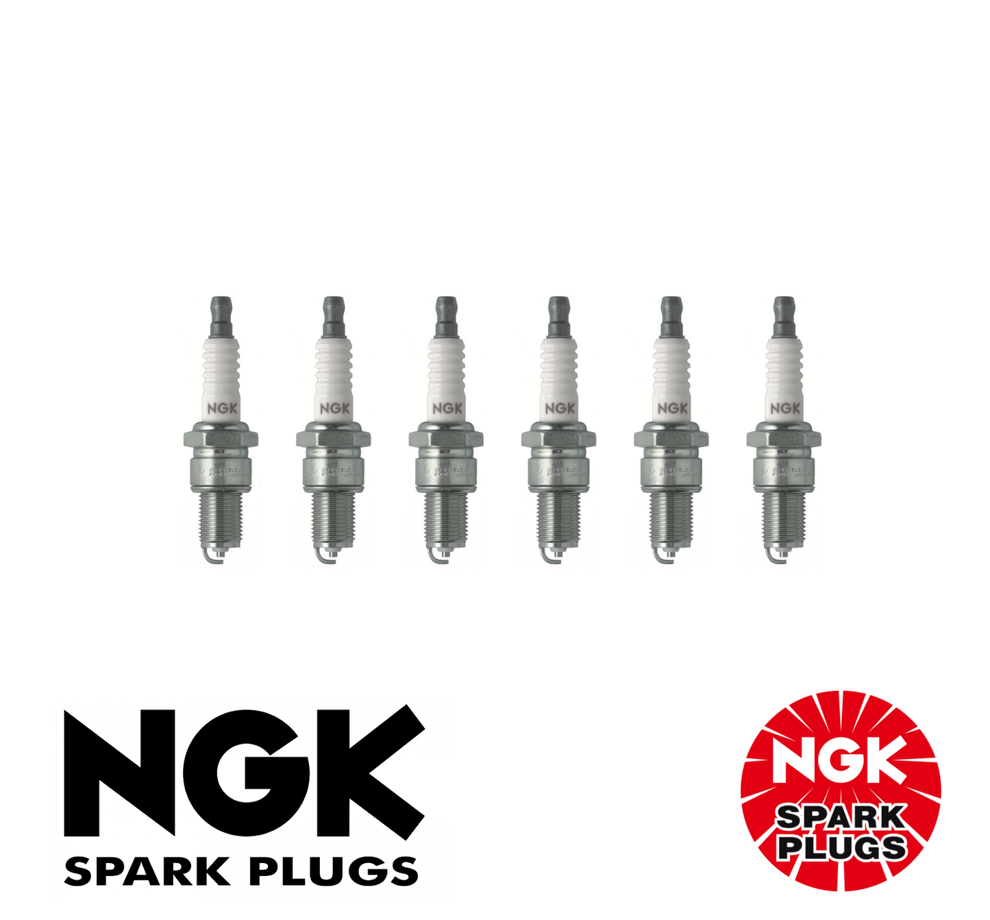 6 x GENUINE NGK SPARK PLUG SET FOR Chrysler Valiant CM 4.0L 6 Cyl (245 Hemi)