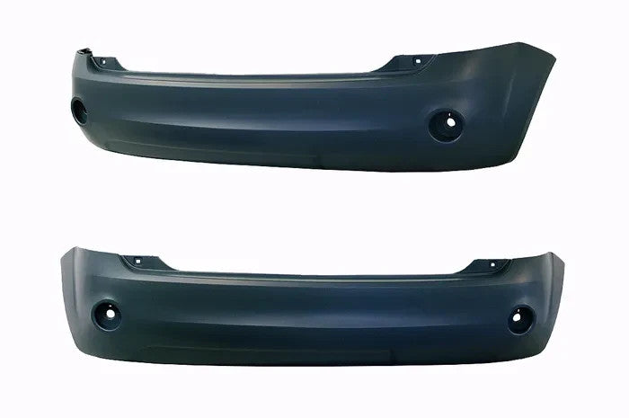 NEW REAR BAR BUMPER FOR FORD FIESTA WQ 01/2006-12/2008 REFLECTOR HOLES TYPE