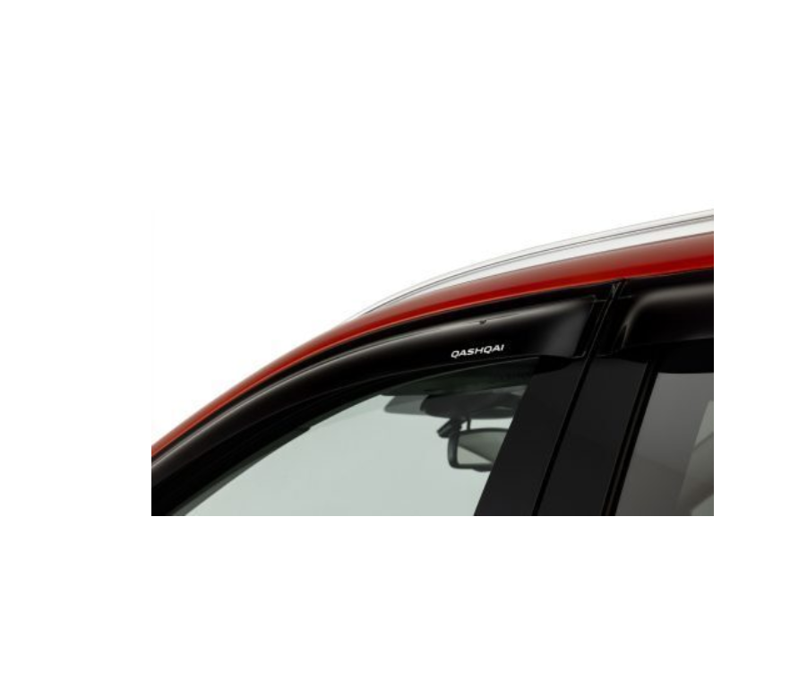 GENUINE FULL X4 WEATHERSHIELD KIT BLACK FOR NISSAN QASHQAI J12 SLIMLINE J-12