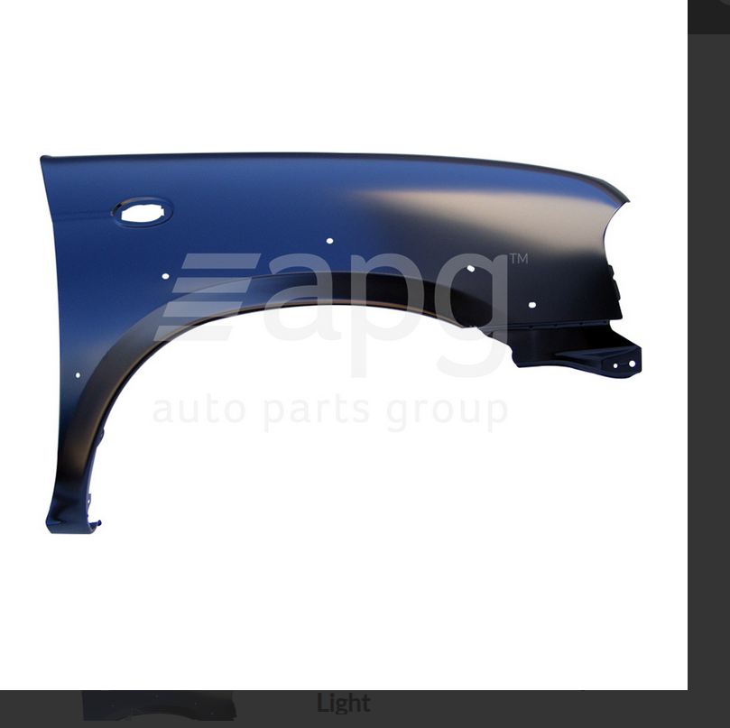 NEW RIGHT FRONT GUARD FOR NISSAN NAVARA 10/01-4/15 4WD W/FLARE & W/INDICATOR TYP