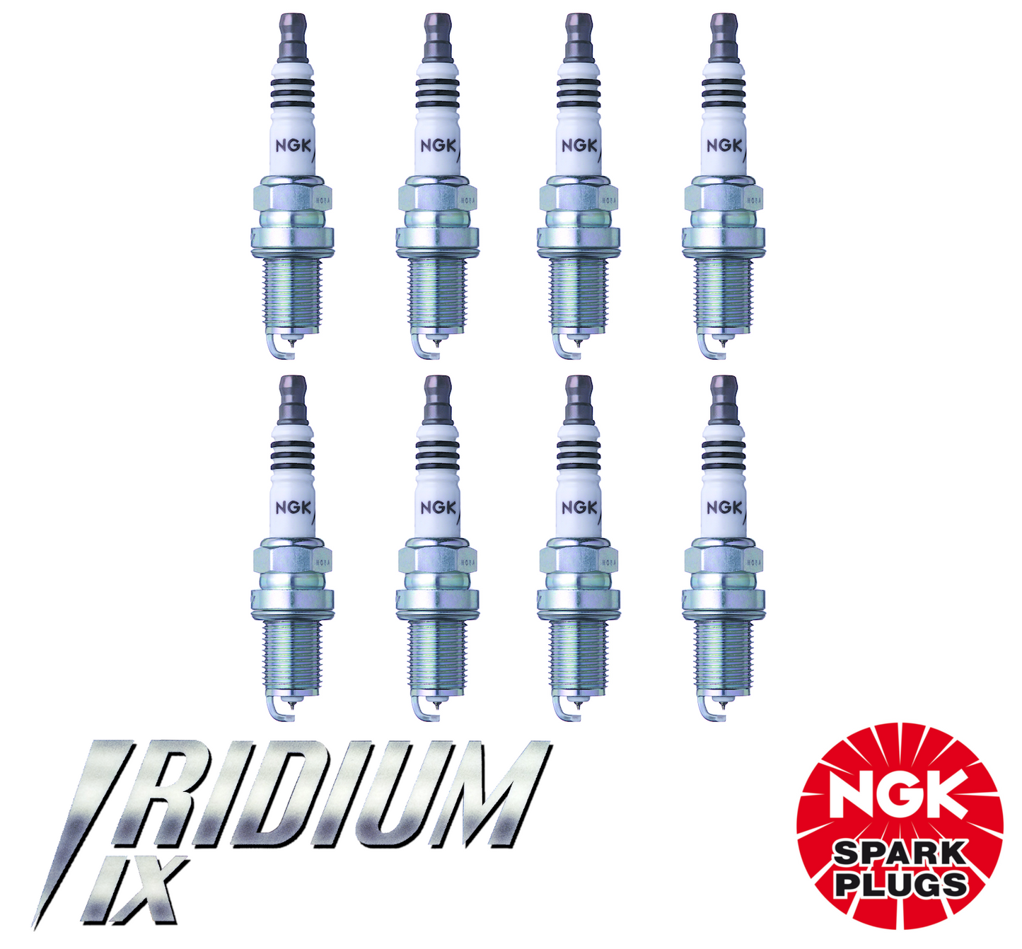 8x GENUINE NGK SPARK PLUG SET FOR Ford Thunderbird 3.9L V8 (AJ35)