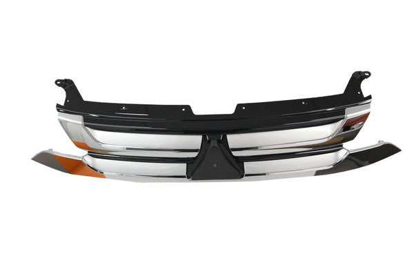 NEW FRONT GRILLE FOR MITSUBISHI OUTLANDER ZK 01/2015-09/2017 GRILLE CHROM-BLACK