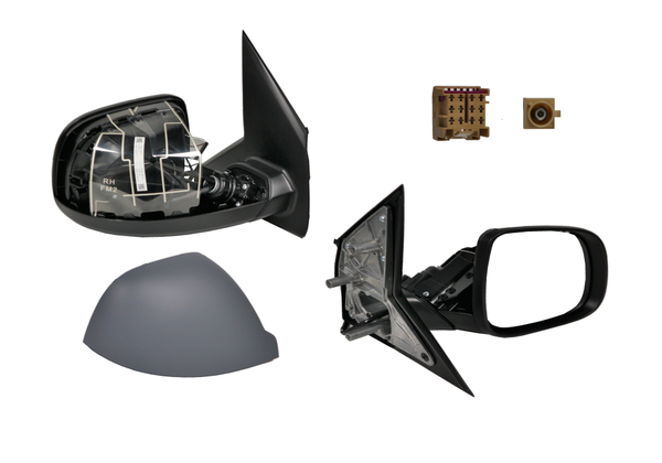 NEW RIGHT SIDE DOOR MIRROR FOR VOLKSWAGEN TRANSPORTER T6 07/2015-ON X2-PLUG-TYPE