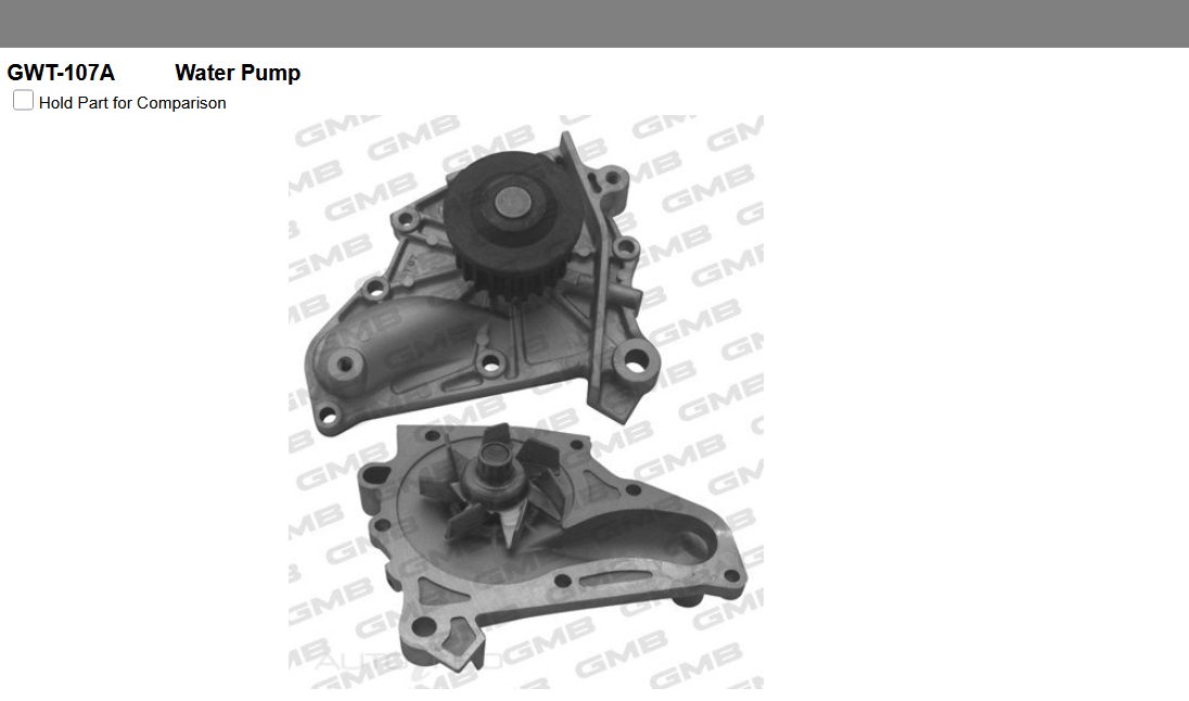 GENUINE GMB WATER PUMP+GASKET+SILICONE FOR Toyota Camry 2.2L V20 (SXV20)