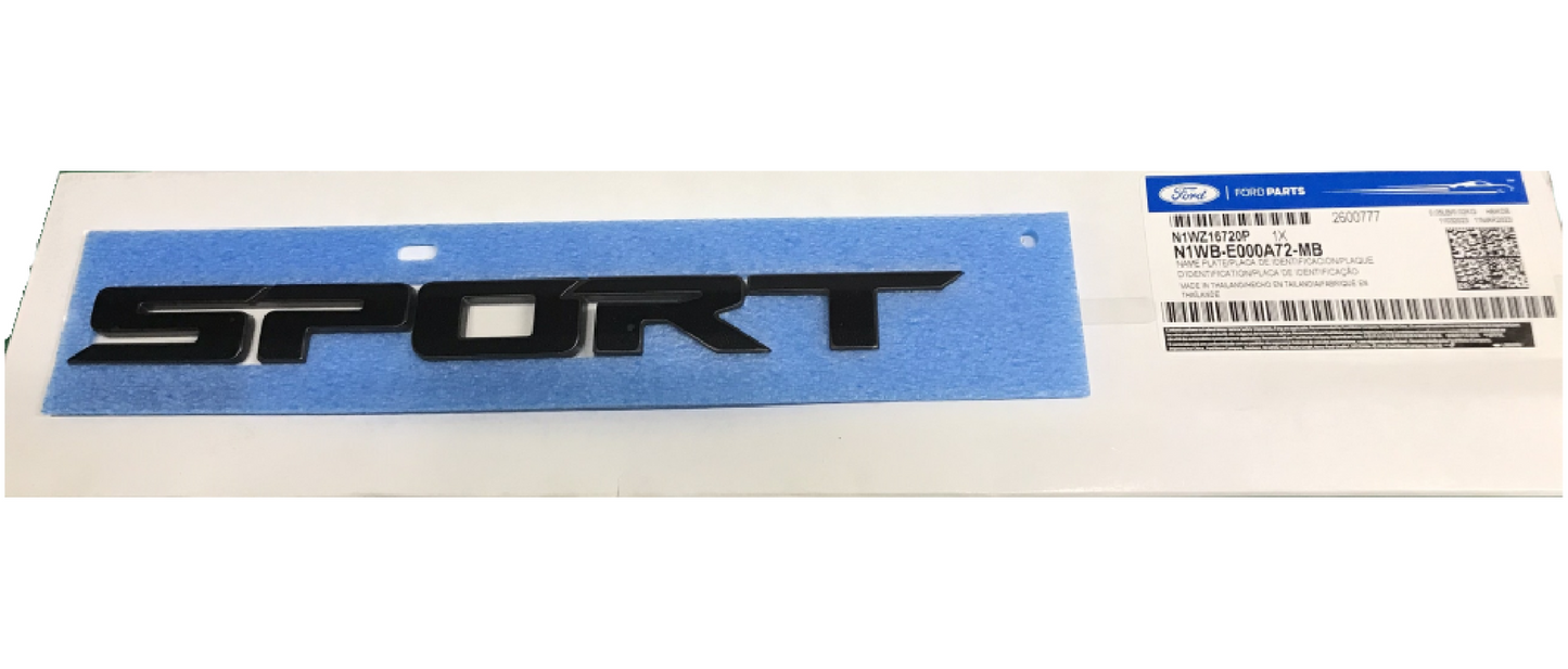 GENUINE REAR BADGE EMBLEM FOR Ranger Next GEN from 4/2022-ON all models
