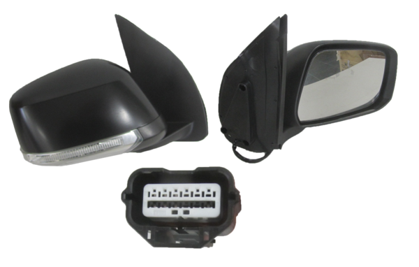 NEW DRIVER SIDE DOOR MIRROR FOR NISSAN PATHFINDER R51 07/2005-09/2013 BLACK