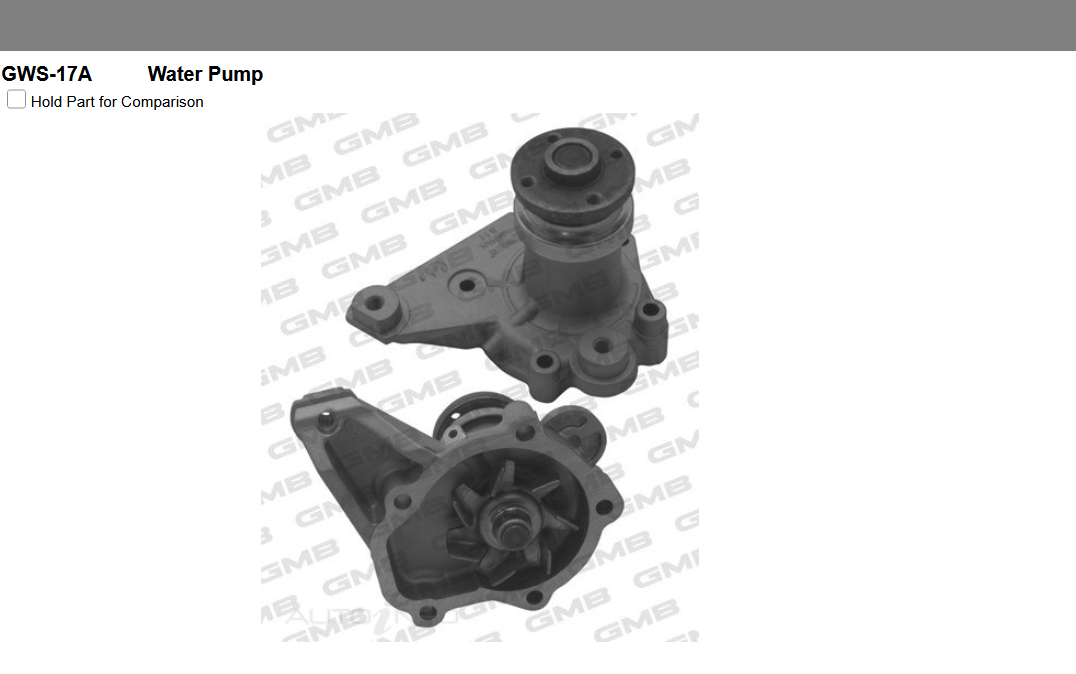 GENUINE GMB WATER PUMP+GASKET+SILICONE FOR Suzuki Super Carry 1.0L ED (SK410)