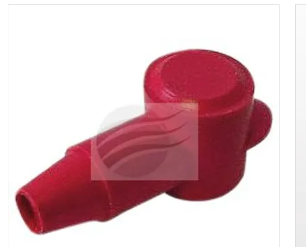 X2 NEW TERMINAL COVER INSULATOR CAPPED FOR ALTERNATOR STARTER BATTERY 18mm RED