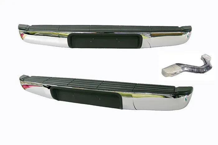 NEW REAR STEP BAR FOR FORD RANGER PJ/PK 12/2006 ~ 08/2011 CHROME (FLAT TOP)