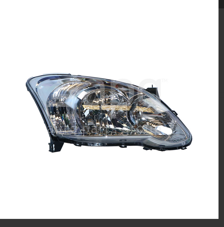 NEW RIGHT HEADLIGHT FOR TOYOTA COROLLA ZZE122R HATCH 4/2004-3/2007 BLACK BASE