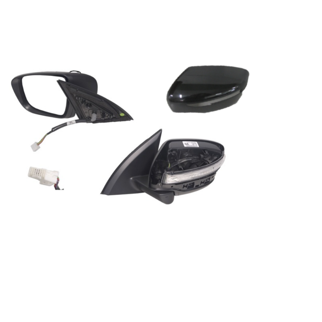 NEW LEFT SIDE DOOR MIRROR FOR NISSAN QASHQAI ST J11 06/14-ON WITH BLINKER 5-PIN