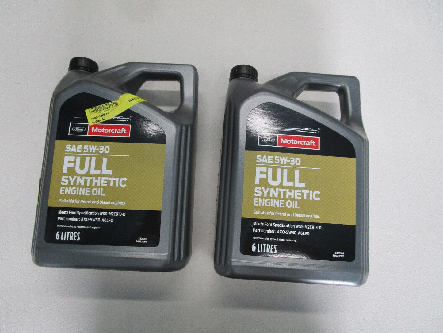 12L GENUINE FORD ENGINE OIL FOR FORD RANGER PX XLT 3.2L DIESEL X2 BOTTLE