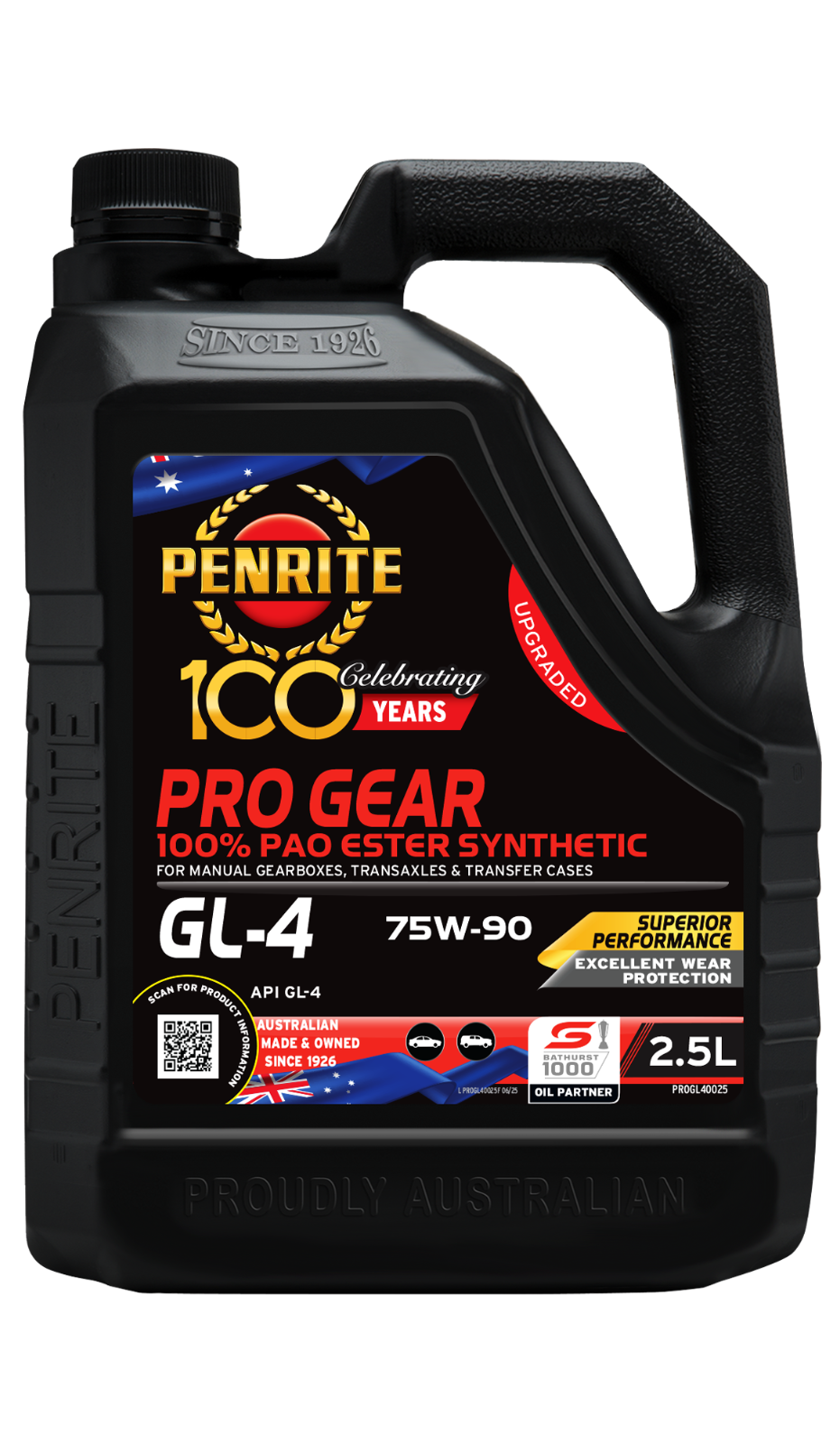 2.5-L Manual Gearbox Transaxle Transfer-case Oil PRO GEAR GL-4 75W-90 PROGL40025