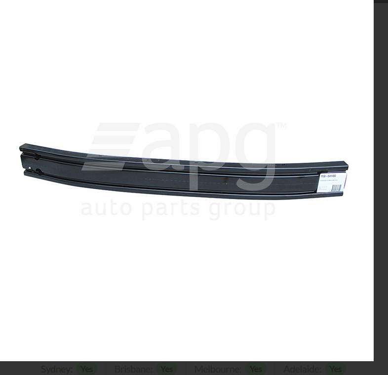 GENUINE Front Bar Reinforcement FOR TOYOTA COROLLA ZRE172-R 12/2013-ON SEDAN