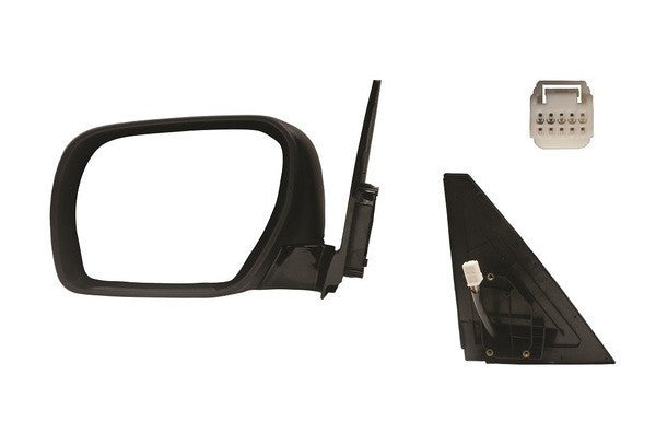 NEW PASSENGER SIDE DOOR MIRROR FOR MITSUBISHI PAJERO NS/NT/NW/NX BLACK 5-PIN