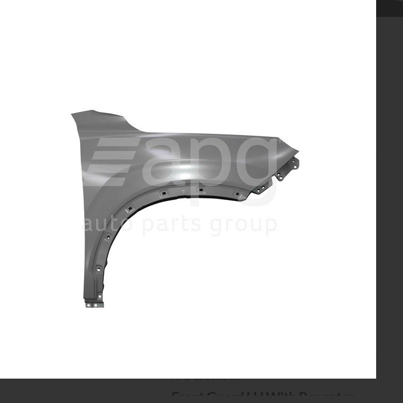 GENUINE RIGHT FRONT GUARD FOR HYUNDAI PALISADE 10/2020-5/2022 FLARE TYPE NO LIGH