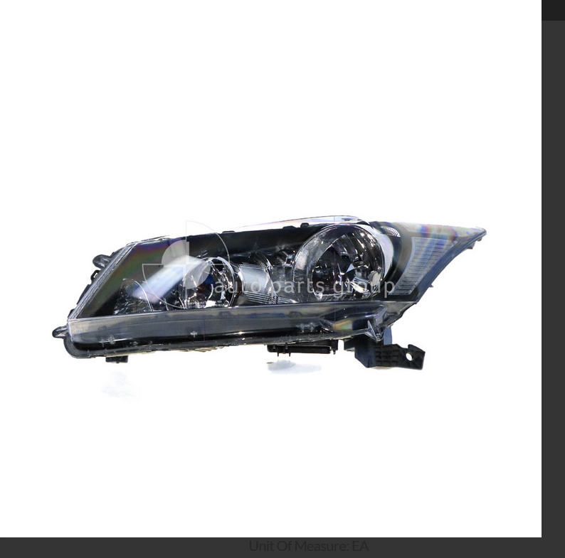 NEW PASSENGER LEFT HEADLIGHT LAMP FOR Honda Accord 8th Gen 2/2008-7/2011 SEDAN