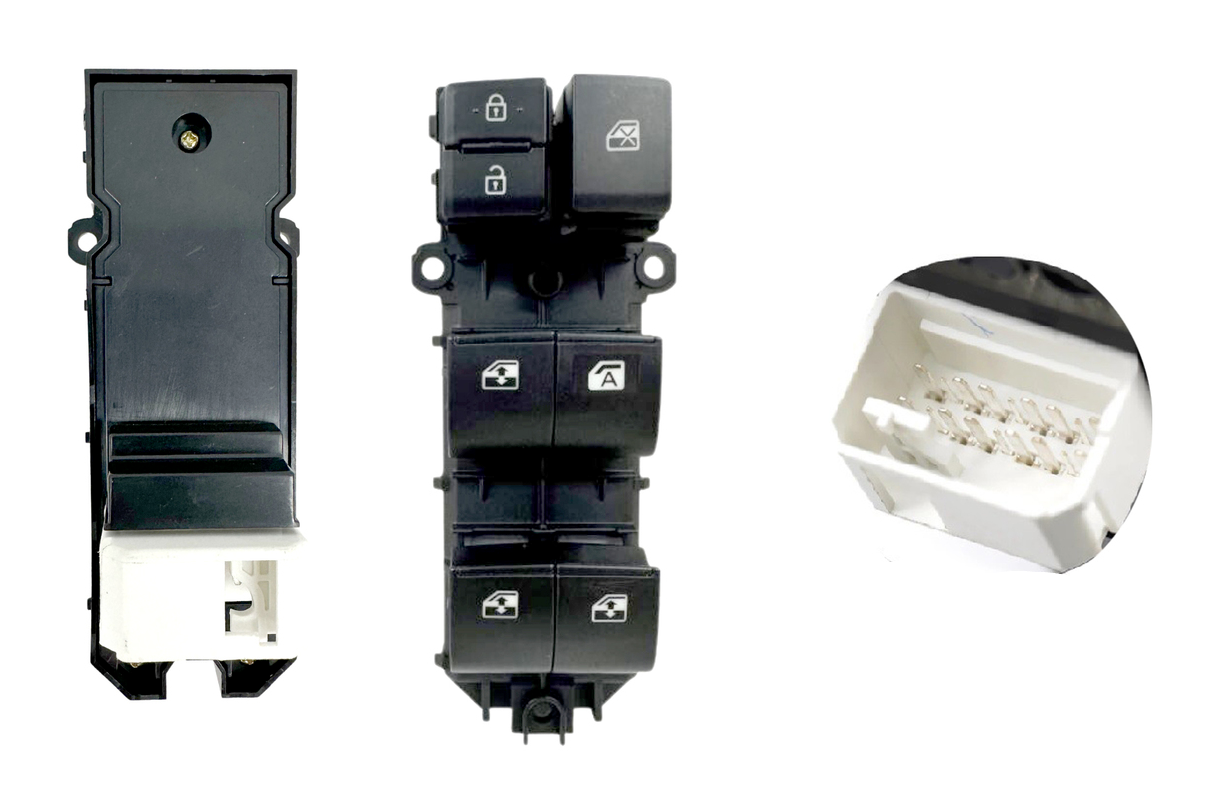 NEW WINDOW SWITCH BUTTON FOR TOYOTA FORTUNER GUN156 07/2015-ON MASTER SWITCH