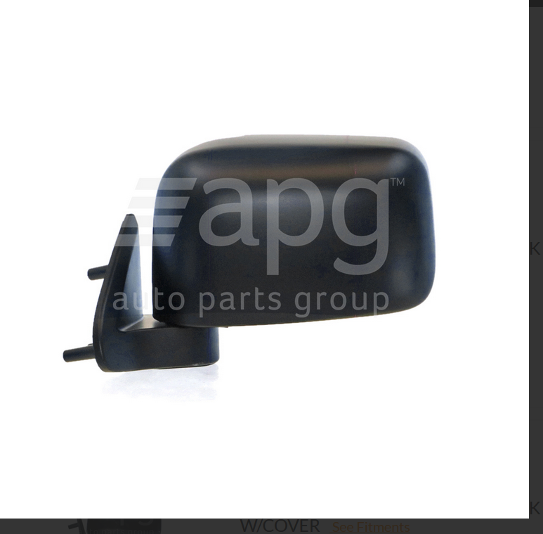 NEW MANUAL LEFT DOOR MIRROR FOR NISSAN NAVARA D22 1/2008-4/2015 BLACK