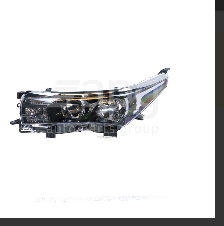 NEW LEFT HEADLIGHT FOR TOYOTA COROLLA ZRE172R 12/13-11/16 SEDAN ASCENT/SX HALOGE