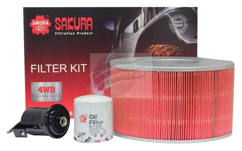 SERVICE FILTER KIT OIL AIR FUEL FOR TOYOTA LANDCRUISER UZJ100R FZJ105R