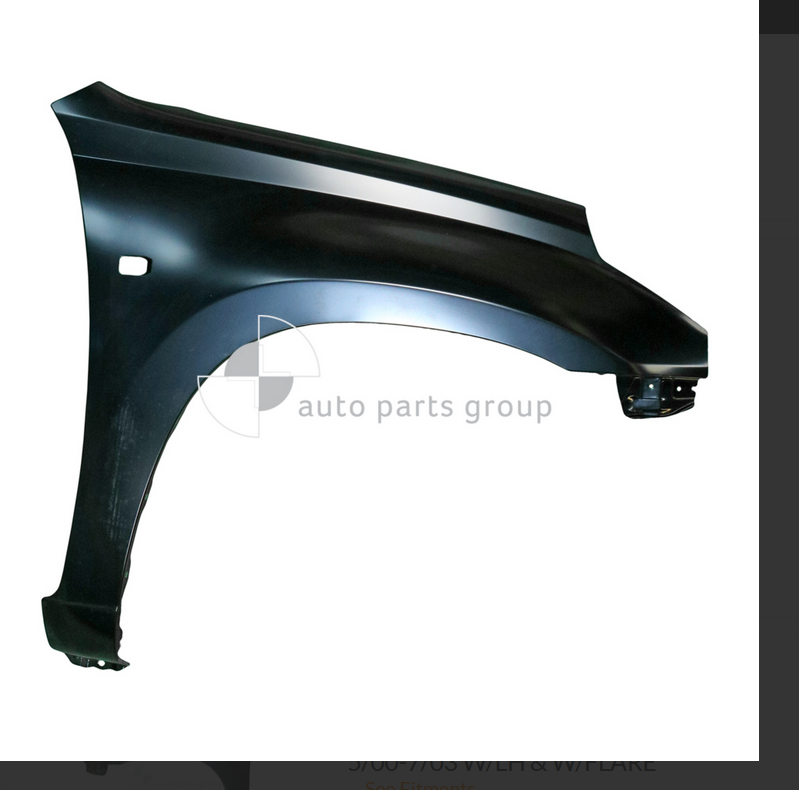 NEW DRIVER SIDE FRONT GUARD FENDER FOR TOYOTA RAV4 5/2000-10/2005 RAV-4