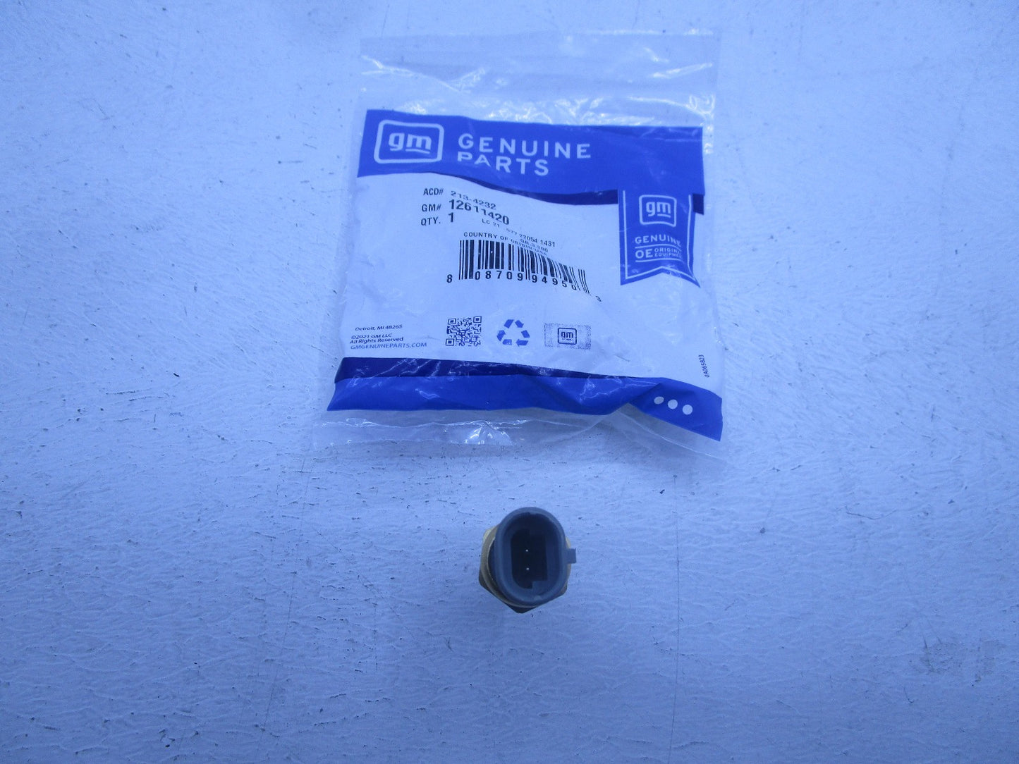 GENUINE COOLANT TEMPERATURE SENSOR HOLDEN COMMODORE VE VF V6 3.0 3.6 06-17