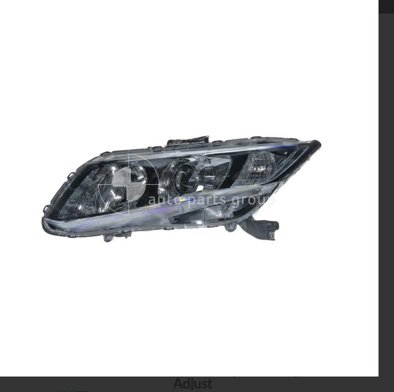 NEW PASSENGER LEFT HEADLIGHT LAMP FOR Honda Civic 9th Gen 2/2012-9/2013 SEDAN