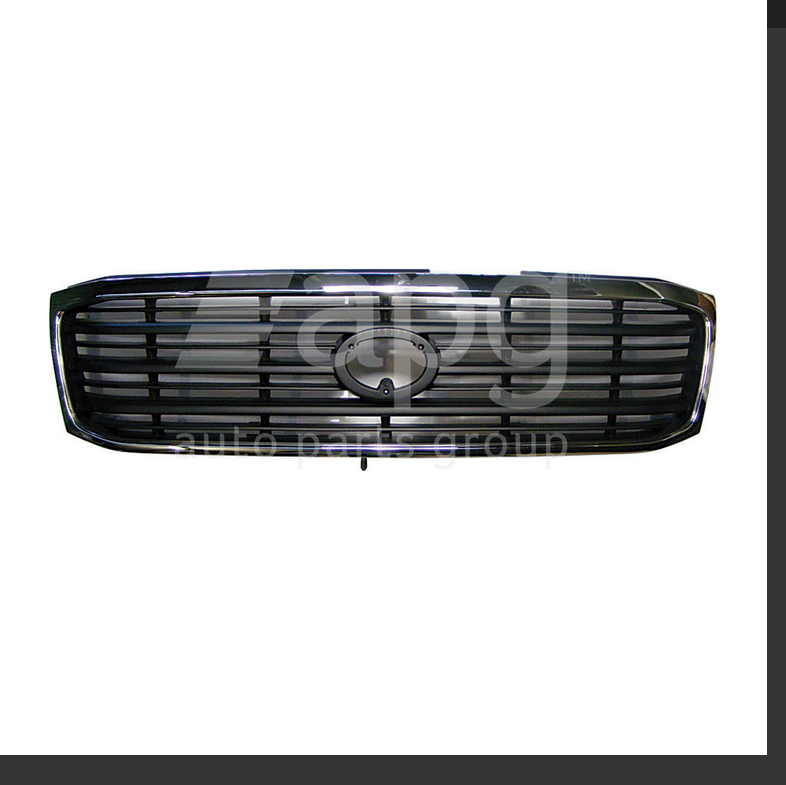 NEW GRILLE FOR TOYOTA LANDCRUISER 100-SERIES 1/98-8/02 GXL BLACK W/CHROME SURROU