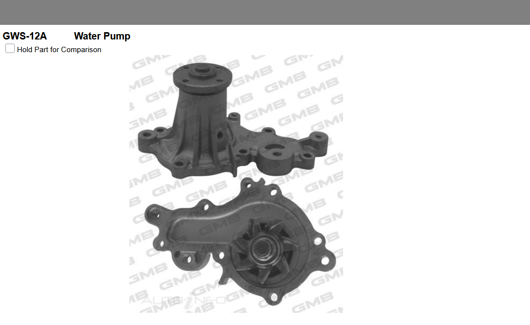 GENUINE GMB WATER PUMP+GASKET+SILICONE FOR Suzuki Jimny 1.3 SN SUV 16V 4WD