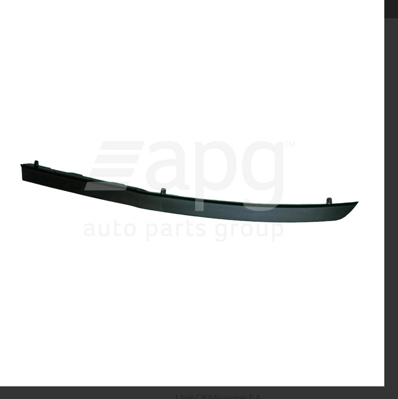 Genuine Front Bar LEFT Mould Spoiler FOR Mazda 2 DE 9/07-5/10 5D 4/08-5/10 3D