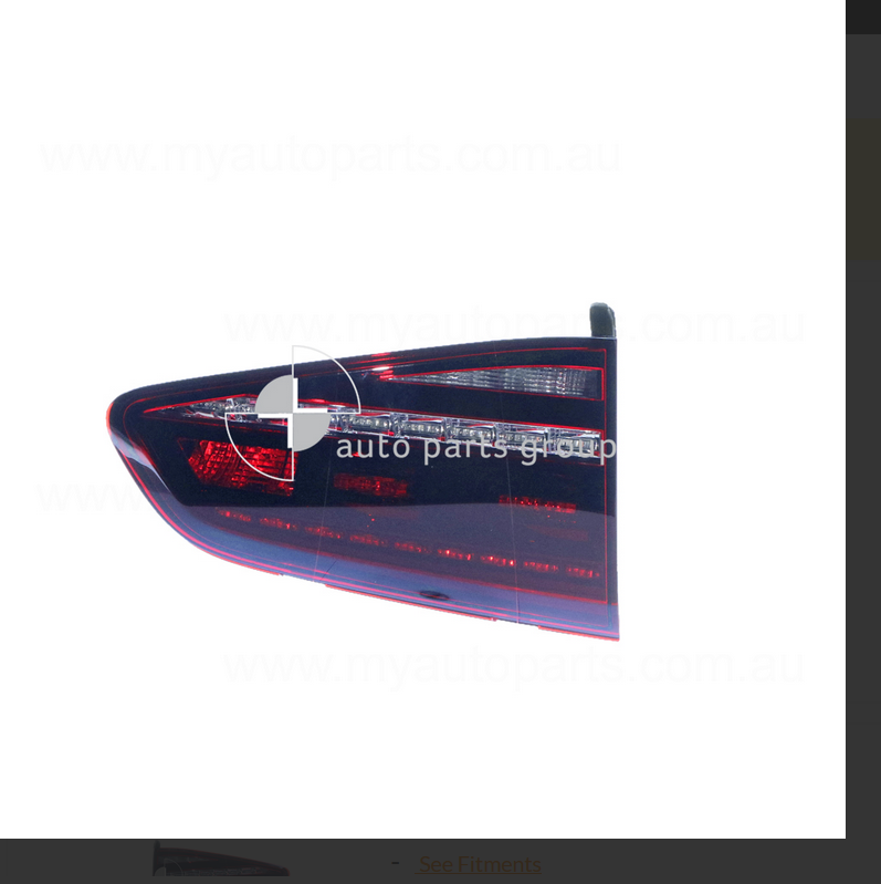 GENUINE LEFT TAIL GATE LIGHT FOR VW GOLF MK7 A7 4/2014-7/2017 5-DOOR LED TYPE