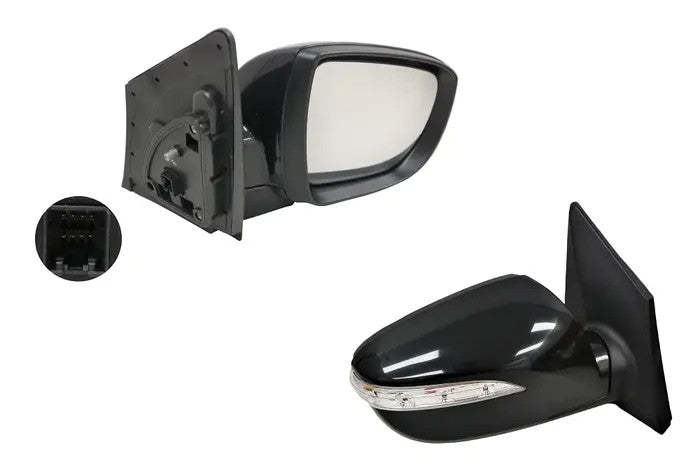 NEW RIGHT DOOR MIRROR FOR HYUNDAI IX35 2/2010-2015 LIGHT +HEATED +FOLDING 8-PIN