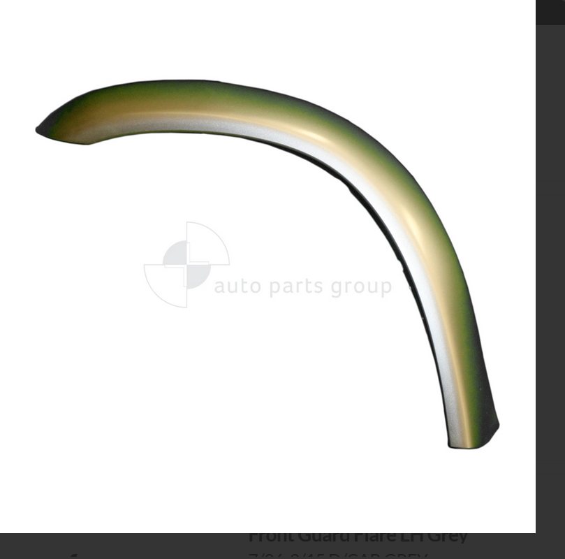 GENUINE LEFT FRONT GUARD FLARE FOR MITSUBISHI TRITON MK 10/96-6/06 4WD